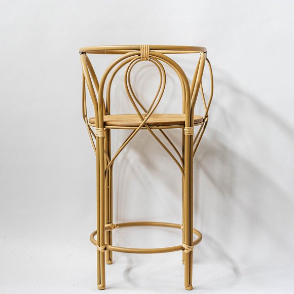Wicker Bamboo Plant Stand