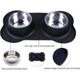 thumbnail image 3 of Feeder Dog Bowls Compatible With Cats, M, Black, 3 of 4