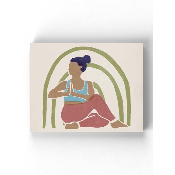 Om Together Ii Wrapped Canvas  -June Erica Vess Designs,