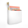 thumbnail image 6 of Perch by Honey-Can-Do Plastic Magnetic Mount Laundry or Office Organizer, White, 6 of 8
