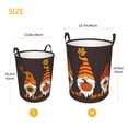 thumbnail image 5 of Daiia Fall Gnomes Round Laundry Basket with Handles Thickened Waterproof Circular hamper,Dirty Clothes Storage Basket for Bedroom,Bathroom,College Dorm-Small, 5 of 8