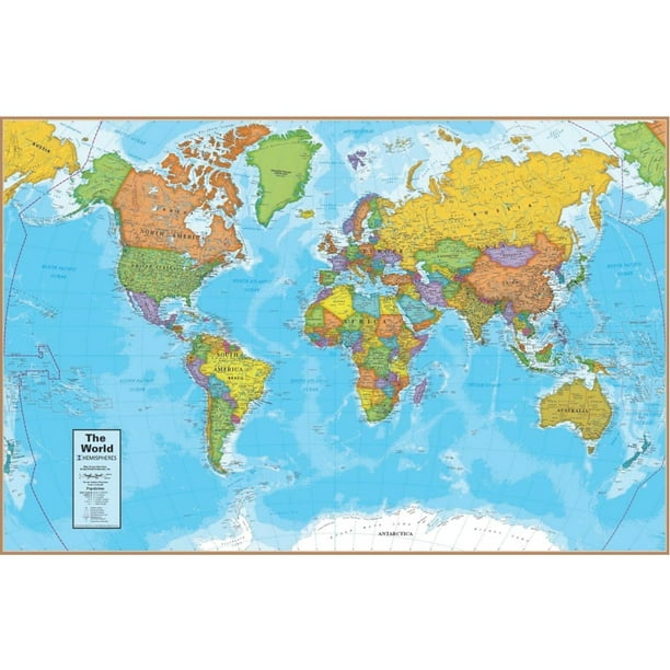 World Desk Mat Giant Mouse Pad By Round World Products Walmart