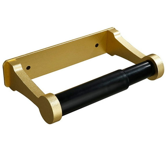 Toilet Paper Holder,Bathroom Tissue Holder Paper Roll Stand Holder Storage Dispenser,Paper Rack Wall Mount - gold