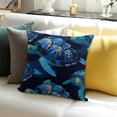 thumbnail image 3 of BANET Decorative Square Throw Pillow Covers Lotus Floral Sofa Pillow Covers Cushion Cases 12x12in, 3 of 5