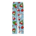 thumbnail image 4 of Mens Sleep Pants with Pockets Christmas Printed Mid Waisted Casual Pants with Drawstring And Comfortable Loose Pants Lounge Bottoms Soft Sleepwear, 4 of 7