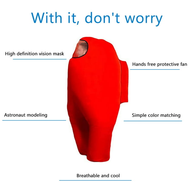 Disfraz inflable de astronauta espacial, juego de Anime, traje inflable, traje de cuerpo completo, disfraces de Cosplay de Halloween