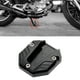thumbnail image 5 of Soporte lateral para pies de motocicleta, modificación universal, accesorios antideslizantes duraderos, reemplazo de aleación de aluminio, fácil de instalar, estudio Premium Negro Yotijar almohadilla para pata de cabra de motocicleta, 5 of 9