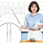 Extendable Presentation Clicker, Page Turner Pen, Laser Pointer & Capacitive Touch, Wireless Presenter for Whiteboard, Smart Board, and Projector - Presentation Clicker for Teachers & Office