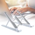 thumbnail image 3 of Base de Refroidissement, Support Réglable de Conception Triangulaire Structure Stable Support de Bureau Rallonge pour Ordinateur Portable pour PC, 3 of 8