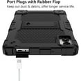 thumbnail image 3 of SOATUTO for Vortex T10M PRO/Vortex ZTAB10 10.1 inch Tablet Case Hybrid ShockProof Kids Friendly with Stand Cover for Vortex T10M PRO/Vortex ZTAB 10 10.1 inch Tablet (Black/Black), 3 of 7
