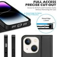 thumbnail image 5 of Étui Compatible avec iPhone 14 Plus, Étui Portefeuille Souple à Rabat avec Fermeture Magnétique, 5 of 5