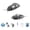 Grey, variant on Mini 2.4G RC Speed Boat, 360° Stunt & Diving Action, Colorful LED Lights, Water Ball Play, Small Electric Boat for Pool and Lakes (Green)