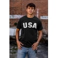 thumbnail image 5 of United States of America USA Patriot Men's Graphic T Shirt Tees Brisco Brands S, 5 of 6