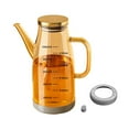 thumbnail image 3 of FHBVT Olive Oil Dispenser Bottle, 34oz Glass Drip-Free Spout for Cooking Oil, Vinegar, Soy Sauce, Leak-Proof and Stylish for Kitchen, Dining Table, BBQs, and Professional Chefs, 3 of 6