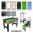 thumbnail image 3 of RealPlay Tzumi 13-in-1 Multi Game Table for Arcade Games of Foosball, Air Hockey, and More, 3 of 13