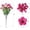 E-1E-clearacne, variant on WWG Violet Simulation Flower Artificial Plants Stems for Wall Home Decoration Realistic Silk Bloom Ornament Vase Arrangement