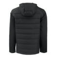 thumbnail image 3 of Men's-Cutter & Buck  Black Toronto FC Evoke Hybrid Eco Softshell Recycled Full Zip Hooded Jacket, 3 of 3
