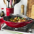 thumbnail image 2 of Staub Cast Iron 4.5-qt Perfect Pan - Cherry, 2 of 8