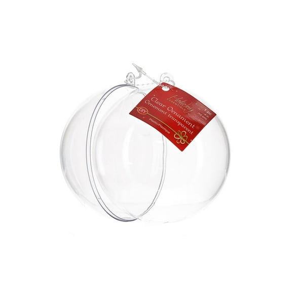 Multicraft Snap Tite Orn Ball Clear DIY 10cm