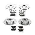 thumbnail image 3 of PowerStop Front and Rear Z23 Evolution Sport Carbon-Fiber Ceramic Brake Pad and Drilled & Slotted Rotor Kit Fits: HONDA Select Models K2440, 3 of 10