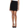 thumbnail image 2 of Minifalda Kensie Ponte A-line para mujer, negro, extragrande Kensie Línea A, Mini, 2 of 2