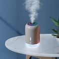 thumbnail image 5 of YiBai White Humidifiers for Bedroom, Small Humidifier For Heavy In Bedrooms With Silent And Colorful Lighting USB Mini Humidifier #.1097, 5 of 5