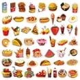 thumbnail image 3 of 50 pegatinas de comida y fruta para niños, pegatinas realistas de comida y fruta para Scrapbo, 3 of 5