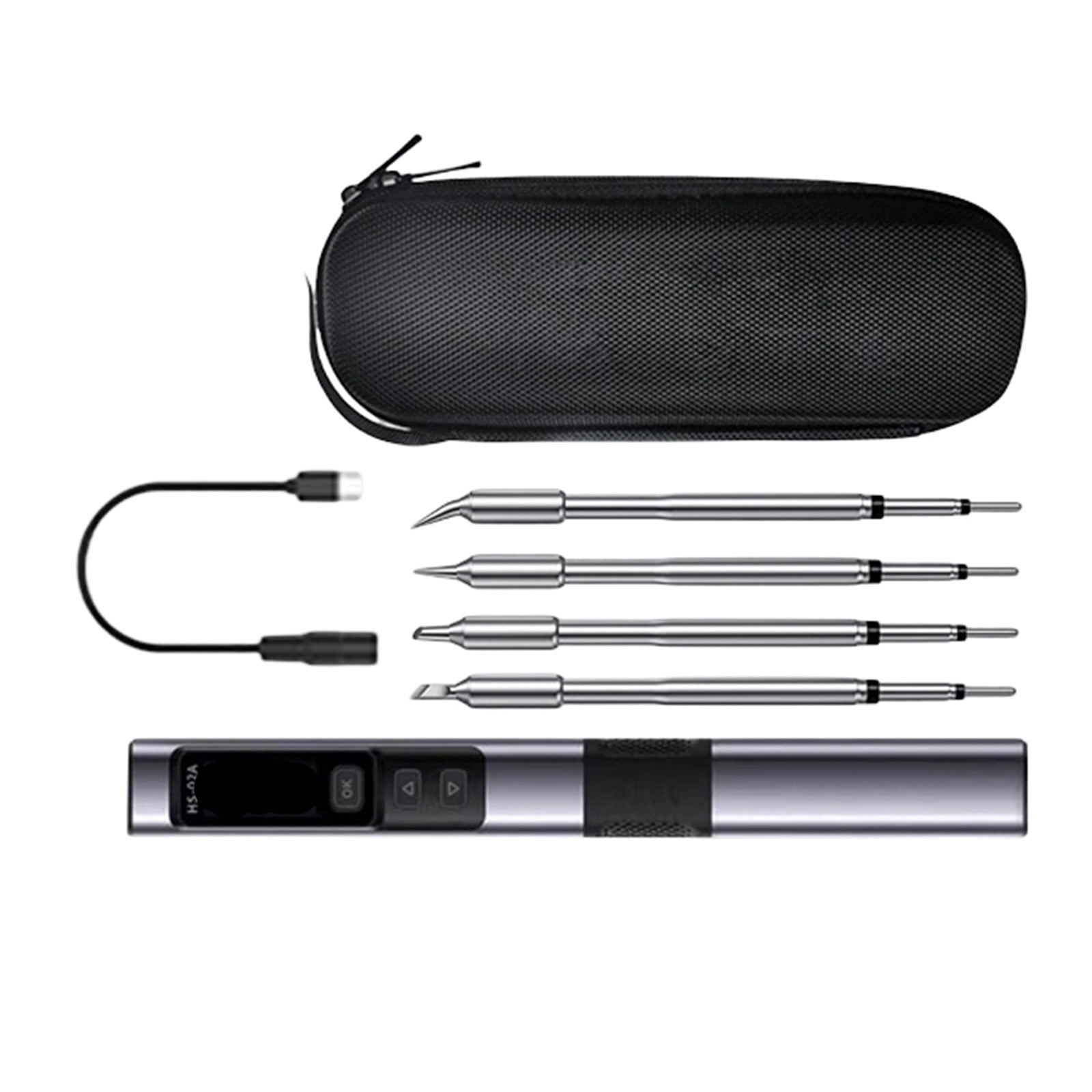 Portable Fast Heating 100W Soldering Iron Having Auto Sleep Mode to Prevent Dry Burns for Enhancing Safety