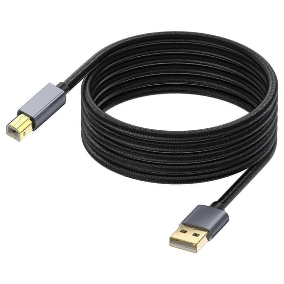V2f USB Printer Cable 5m Length USB 2.0 Type A Male to B Male Scanner z3P Cord for MIDI Controller