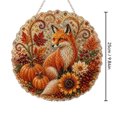 thumbnail image 2 of Fllostpr Diamond Art Kit for Adults 10 Inch, DIY Fox Full Drill Art Diamond Dots Crafts Kit, Thanksgiving Decorations & Home Wall Decor Gift, 2 of 5