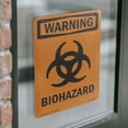 thumbnail image 4 of Biohazard With Symbol OSHA WARNING Vinyl Decal Label 5 Inch x 3.5 Inch - 5 Pack, 4 of 6