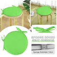 thumbnail image 2 of Ramiter Round Chair Cushion Tie Rope Style Dual Size Optional Solid Color Home Fabric Thickened Dining Chair Cushion Round Stool Seat Pad Lumbar Back Support for Car, 2 of 5