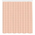 thumbnail image 3 of Ambesonne Pink Shower Curtain, Retro Vintage Lilac Dots, 69"Wx84"L, Salmon Lilac and White, 3 of 3