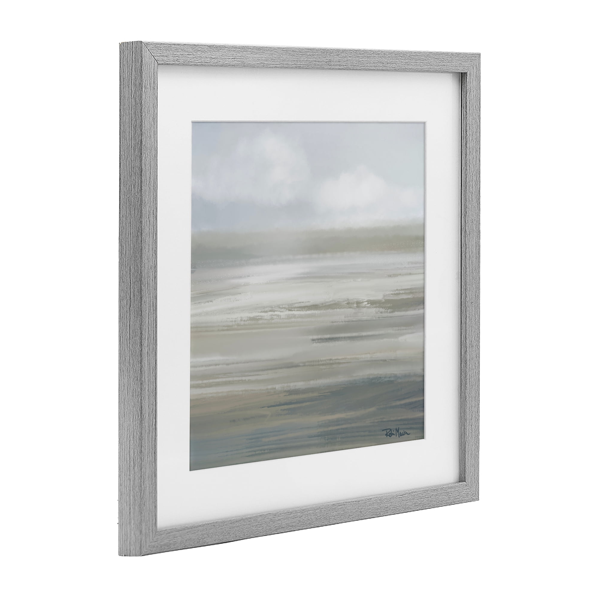 Stupell Industries Mid Afternoon Landscape Gray Framed Print Under Glass, design by Robin Maria
