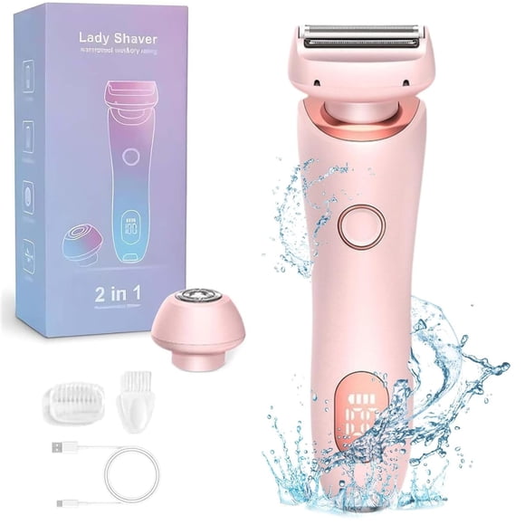 Afeitadora eléctrica Dusk Glide Pro 3.0 para mujer, color rosa mojado y seco