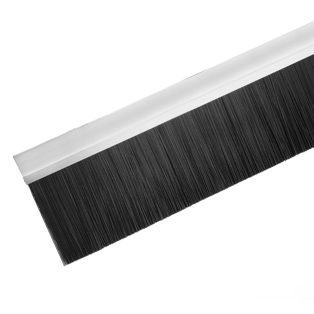 Unique Bargains Aluminum Alloy Door Bottom Sweep Nylon Brush Seal 39.37" x 4.25"