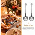 thumbnail image 5 of 2-Piece Stainless Steel Slotted Spoon Set for Serving Soup and Dishes, 5 of 5