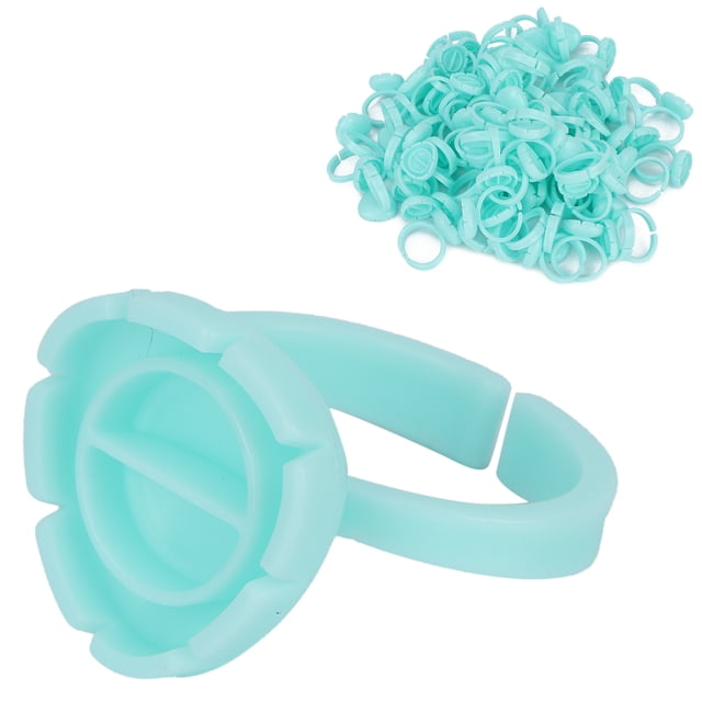 Oubit Quick Blossom Cup,100pcs Lash Glue Holder Disposable Glue Cups Lash Glue Cups High-Precision Functionality