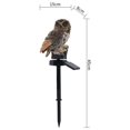 thumbnail image 2 of Decoración Lámpara Exterior LED Solar Impermeable Búho Estatuilla Decoración De Jardín Para Patio Trasero, 2 of 5