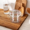 thumbnail image 1 of CRAFTHROU Cooking Pot Heat Resistant High Borosilicate Glass Soup Serving Pot 1Pack, 1 of 7