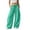 Green*, variant on RUTAYY Women's Pants Elastic Drawstring Waist Wide Leg Solid Color Side Pockets Casual Trousers Light Gray