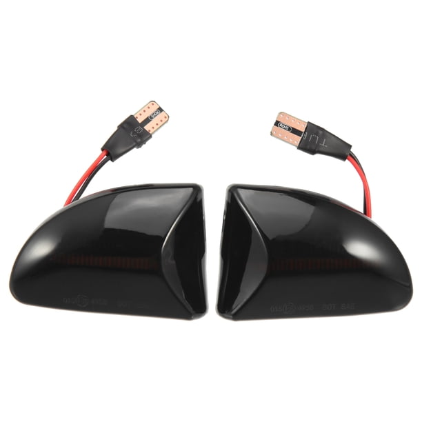 1 Par Secuencial Lado Marcador Luces Giro Señal 4519067700C40A Negro