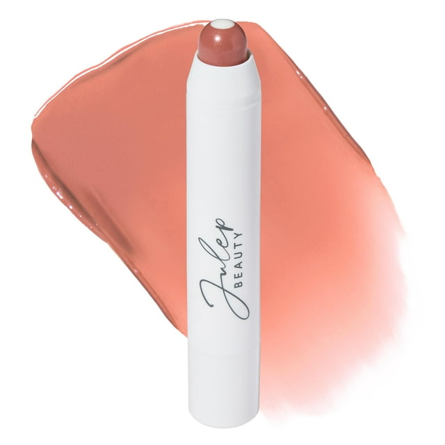 Julep It's Balm: Bálsamo labial con color + Color de labios edificable - Desnudo aterciopelado - Acabado brillante natural - Núcleo de vitamina E hidratante - Vegano