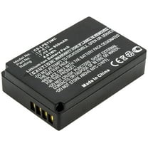 Replacement Battery for Canon EOS 100D,EOS Kiss X7,EOS M,EOS M2,EOS SL1,EOS-M,EOS-M10,EOS-M100,EOS-M2,EOS-M50,OS-M,PowerShot SX70 HS,Rebel SL1 Digital,LC-E12,LP-E12,7.4V/650mAh