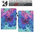 thumbnail image 3 of GSFY Case for 2024 iPad Pro 11 Inch 5th Generation(M4), Smart Premium PU Leather Wallet Stand Protective Shell with Auto Sleep Wake Feature for iPad Pro 11 5th Gen, Butterfly Leaves, 3 of 7