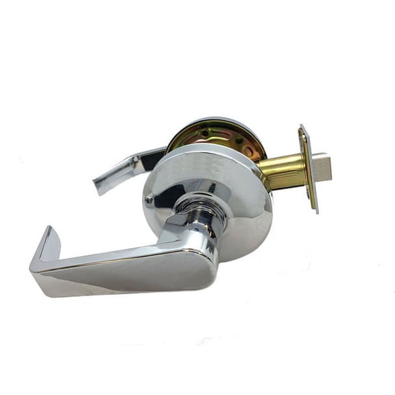 Cal-Royal SL00 US26 Entry Function Lever, SCH Keyway Polished Chrome Finish