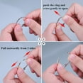 thumbnail image 4 of HAUTOCO 100Pcs 1.2 Inch Loose Leaf Binder Rings 30mm Silver Metal Book Rings Flash Cards Rings Keychain Key Rings for School Home Office, 4 of 4