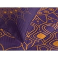 thumbnail image 4 of Ambesonne Purple Mandala Quilted Bedspread Set 3 Pcs, Mystic Sun, King Size, Marigold, 4 of 5