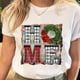 thumbnail image 1 of Camisetas estampadas de Papá Noel para mujer, camiseta de Navidad y Año Nuevo de los años 90, ropa femenina, Tops estampados, camiseta gráfica de dibujos animados a la moda para mujer, 1 of 5