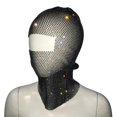 thumbnail image 1 of Headgear with Rhinestone Decoration Hollow Mesh Design Sun Protection Eye-Exposing Performances Festivals Head Wrap, 1 of 7